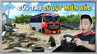 ETS2 - Xe Cứu Trợ Hàng Chục Tấn Hàng Đến Vùng Lũ Miền Bắc Sau Bão Số 11 Matmo screenshot 5