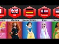 Disney Princess From Different Countries