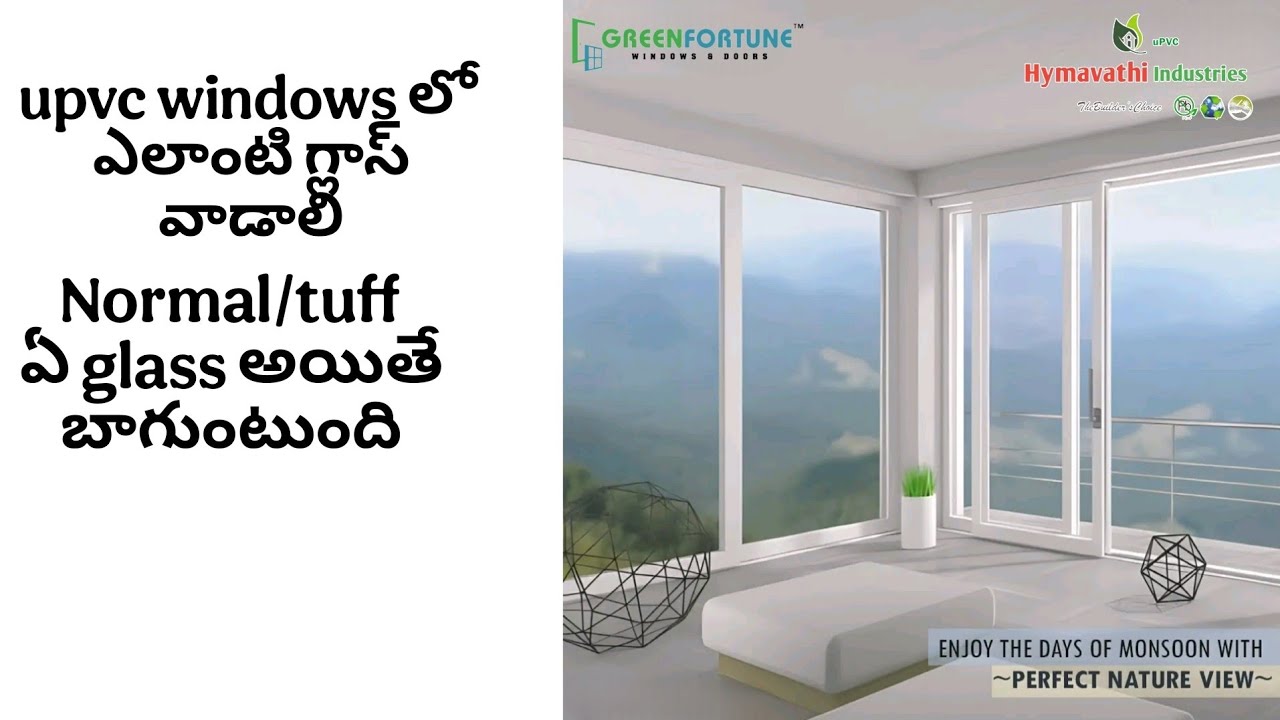 Normal glass vs tuff glass which is safe #khammam #warangal #hyderabad #upvcslidingwindows