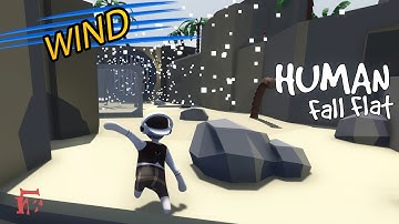 Human Fall Flat - Wind Level Walkthrough | Custom Map | Steam Workshop | Full Gameplay
