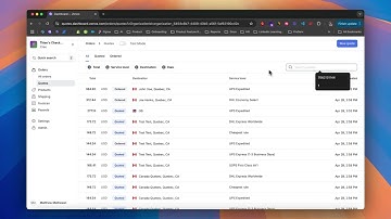 Filter and Search Quotes in Zonos Dashboard