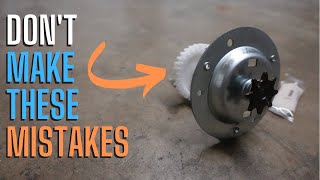 DON'T MAKE THESE MISTAKES  Garage Door Gear Sprocket Replacement