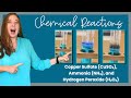 Chemical Reactions with Copper Sulfate
