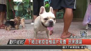 1060831觀天下新聞HD06 貢寮區下鄉注射疫苗植晶片免費 民眾踴躍