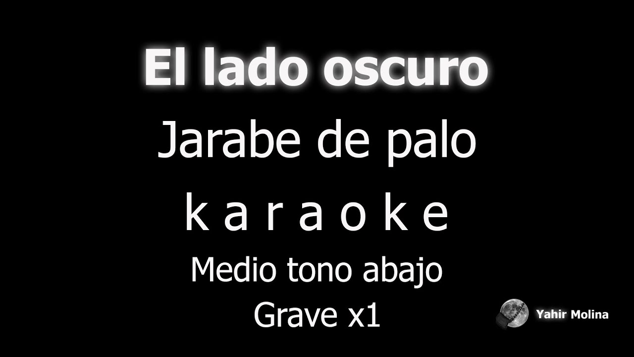 El Lado Oscuro Jarabe De Palo Letra