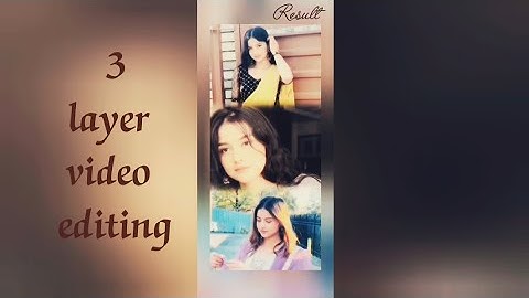 How to do 3 layer editing in the inshot app? #3layervideo #edit #inshot #techsenseop
