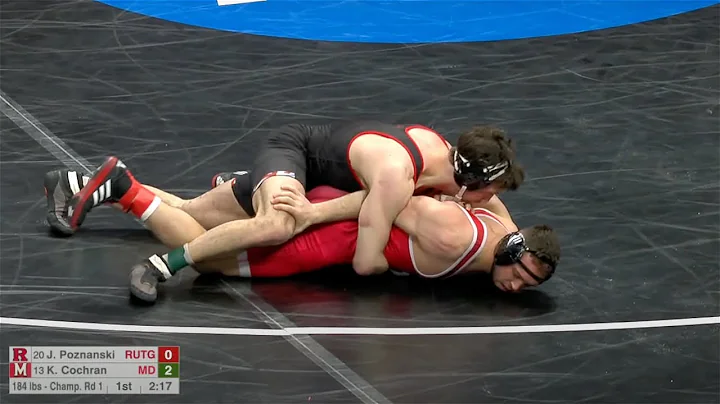 184lbs Kyle Cochran (Maryland) vs John Poznanski (...