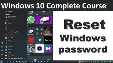 How to Change or reset your Windows password | Urdu/Hindi