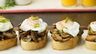 Creamy Mushroom Toasts