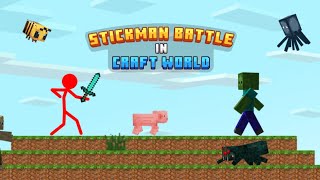 Stickman battle in Craft world 😦😦😦😦😦😦😦😦😦😦😦😦😦😦😦😦😦😦😦😦 screenshot 5