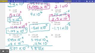 scientific notation quiz review