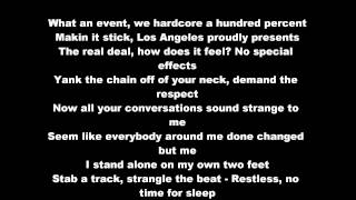 Xzibit - X (HD & Lyrics On Screen) Lyrics Resimi