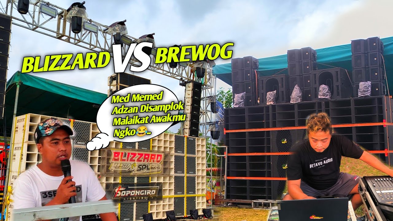 battle mberot dimulai saling unjuk kekuatan BREWOG vs BLIZZARD memed di tegur mas david