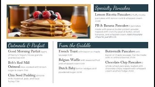 Simple Sections Digital Menu Screen- Digital Menu Boards - MustHaveMenus