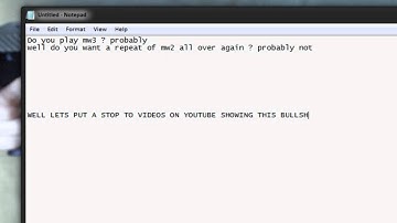 MW3: Hacks Putting a stop