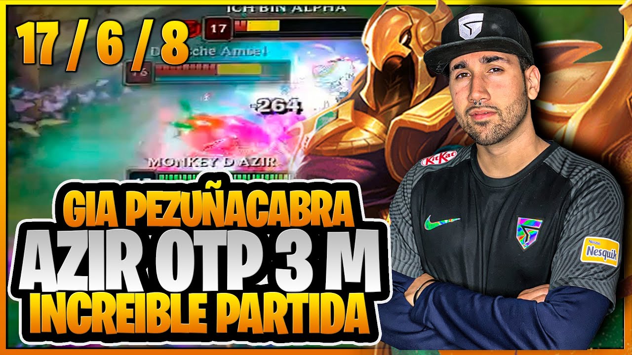 🐥 !AZIR PARTIDÓN 17 KILLS | SHURIMA SHUFFLE GAMEPLAY - LEAGUE OF ...