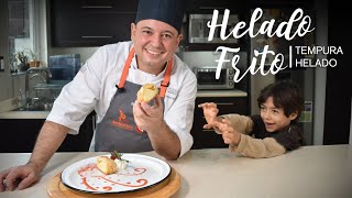 Helado Frito. Tempura helado. Cómo hacerlo, receta paso a paso, con explicaciones precisas.