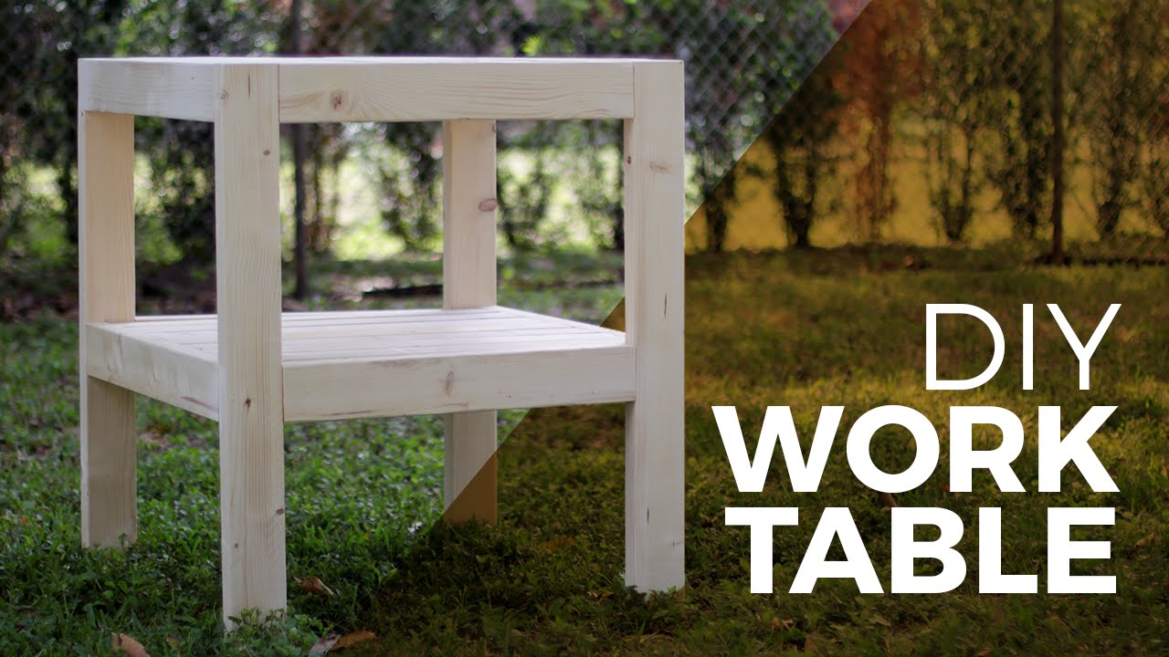 How to make a Work Table DIY YouTube