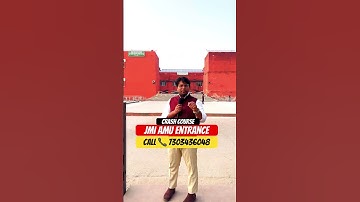 JMI AMU Entrance Exam Preparation 2026 |Syllabus | Seat | Exam Date #shorts