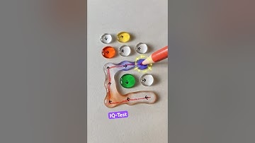 nối hết các giọt nước theo chiều mũi tên #iqtest #quiz #games #shorts