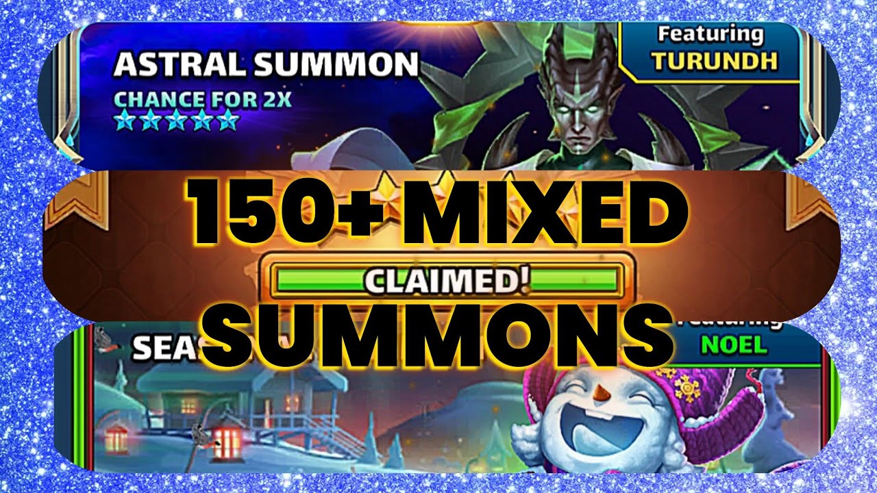 🟨🔳 Holy/Dark GEM SUMMON CHALLENGES + WHOLE LOT OF COMBINED SUMMONS! 🔳🟨 Closing the year with summons