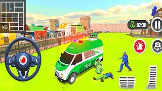 US Police Ambulance Rescue Driving Simulator 2022 – Ambulance Rescue Games – Android IOS Gameplay screenshot 3