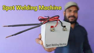 16 Capacitors के द्वारा बनाई पावरफुल Spot Welding Machine | How to Make Spot Welding Machine