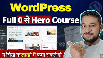 Wordpress Full Begineer Course Step By Step (Hindi)| Wordpress Tutorial for Beginner| Mr Vyas