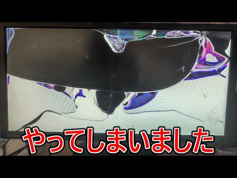 世紀の決戦に敗れ怒りに身を任せて暴れた結果モニターが大破しました...【スマブラSP】