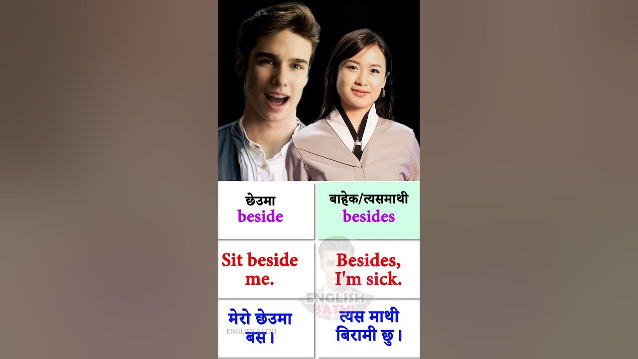 Nepali to English Grammar and Vocabulary by Hamro English Guru Beside