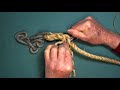 06  MARITIME ROPE WORK   ROPE TO CHAIN SPLICING AND MOUSING A SHACKLE