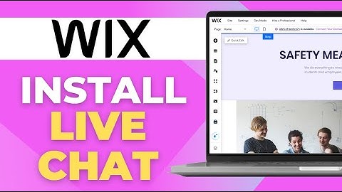 Livechat installeren op een Wix-website