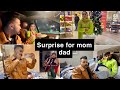 Surprise for mom dad 