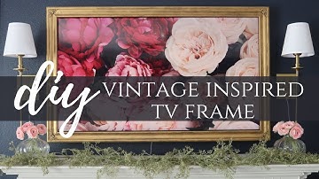 Making a Frame for my Samsung Frame TV || Step by Step Tutorial