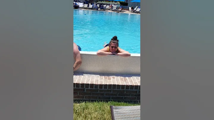 kids by the pool
