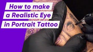 How to make a Realistic Eye in Portrait Tattoo | Customised Portrait Tattoo screenshot 5