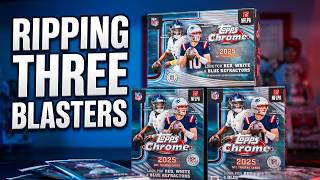 I RIPPED 3 BOXES OF 2025 TOPPS CHROME FOOTBALL!🏈 Best and Worst Case Scenarios! Did I hit an Auto?