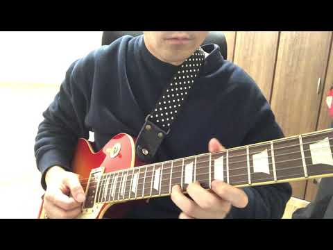 [BPM:95]　「i'll see the light tonight（yngwie malmsteen）」　ギターソロのみ初心者の中学２年生が弾いてみた