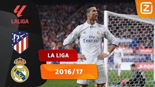 TERUGKIJKEN: HATTRICK CR7 IN DERBY | Atlético Madrid vs Real Madrid | La Liga 2016/17 | Samenvatting