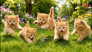 ✨🐱 Adorable Kittens Playing, Running & Having Fun Outside | Cute Cat Videos | Meow Sounds