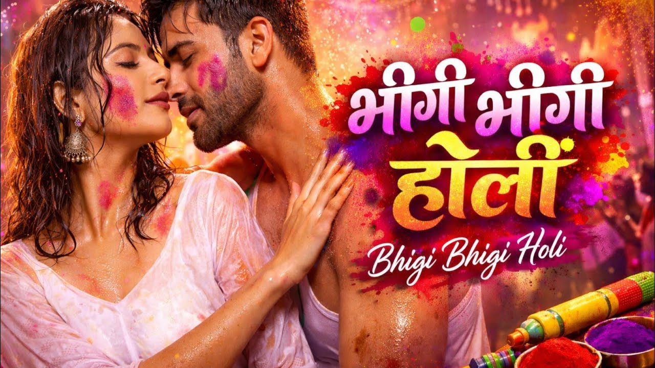 भीगी भीगी होली 💕 Romantic Holi Song 2026 | New Hindi Love Song | Holi Special