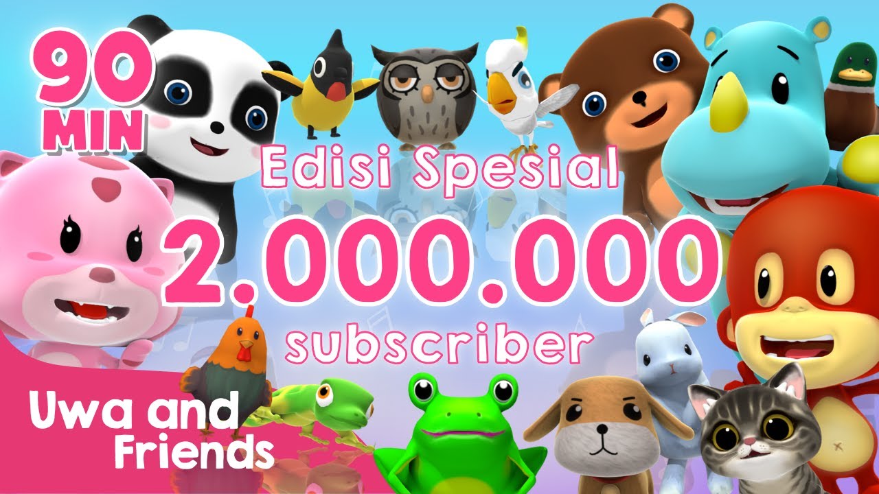 Kompilasi 90 Menit Edisi Spesial 2 Juta Subscriber - Heli, Kucingku Tiga Gemuk, dan Lagu Lainnya