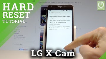 LG X Cam HARD RESET / Wipe All Data / Factory Reset