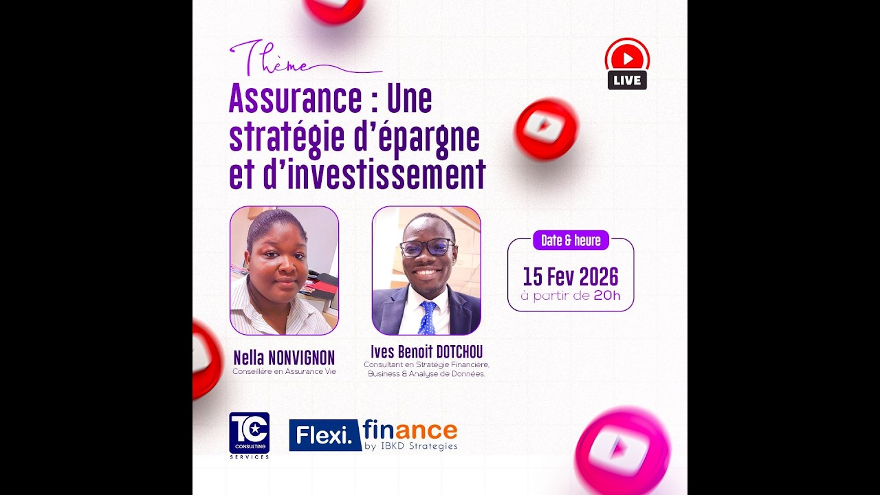1er Live | Theme : Assurance une stratégie d'Epargne et d'Investissement