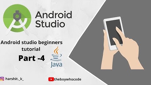 Android studio beginners tutorial part -4 | Edit Text