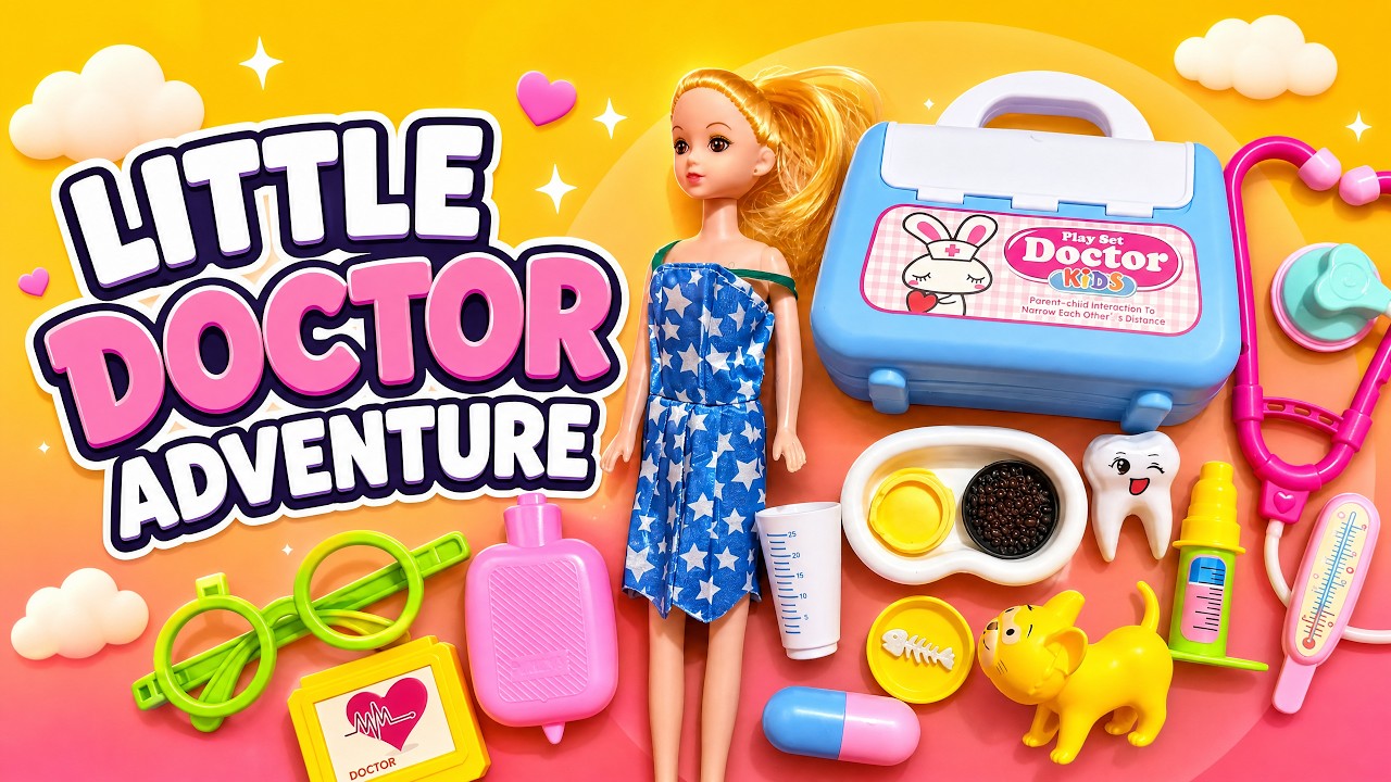 LITTLE DOCTOR ADVENTURE 🩺✨ Doll Hospital Checkup & Fun Play Set