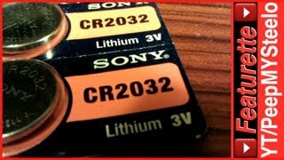 CR2032 Battery Replacement For 3V Lithium Button Coin Cell Size Watch Batteries Or Equivalent