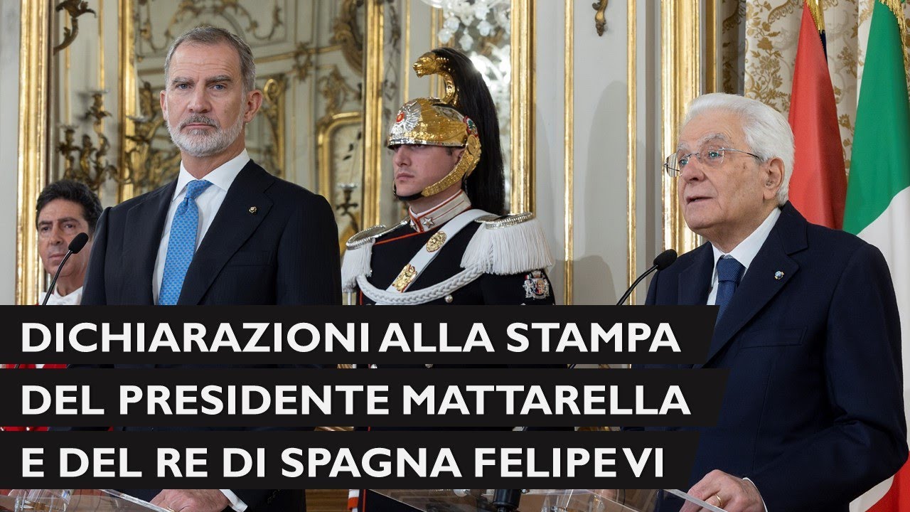 Dichiarazioni alla stampa del Presidente Mattarella e del Re di Spagna