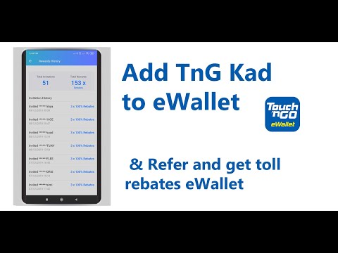 How to add TouchNGo card to eWallet and get free tolls