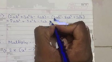 3 Polynomials (Practice set 3.2) Addition, Subtraction and Multiplication of polynomials